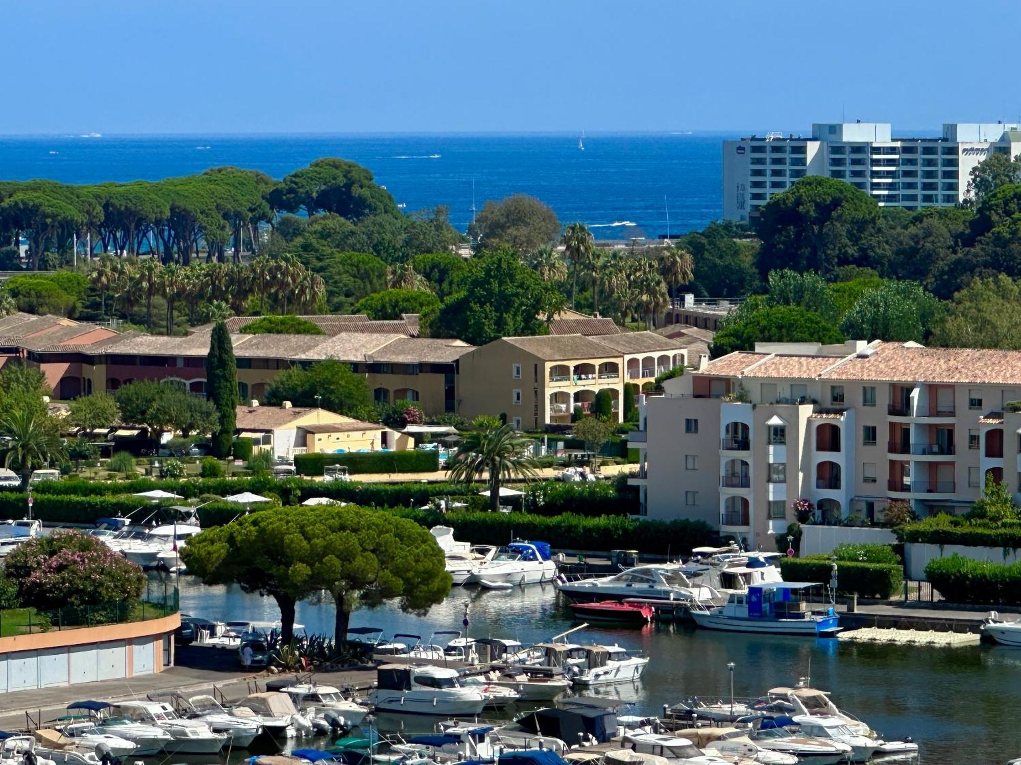 Appartement T3 De Standing Vue Mer Et Marina Mandelieu Exterior foto